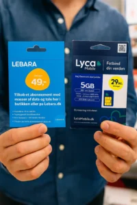 Prepaid SIM Cards in Denmark ("Taletidskort")